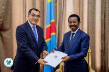 RDC-MAROC: l’ambassadeur Rachid Agassim chez Christophe Mboso pour la relance du nouveau cycle de coopération économique
